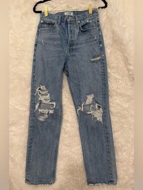 Agolde 90's Distressed Baggy Fit Fall out Women's Denim Jeans